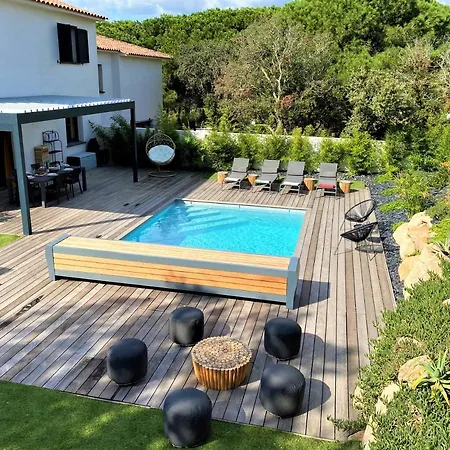 Villa Coconing A 7min Des Plages - Piscine Chauffee - Clim - Bbq - Parking Privatif - Fibre Porto-Vecchio (Corsica)
