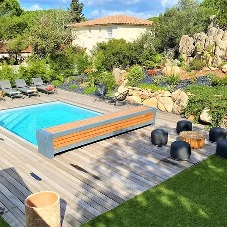 Villa Coconing A 7min Des Plages - Piscine Chauffee - Clim - Bbq - Parking Privatif - Fibre Porto-Vecchio (Corsica)