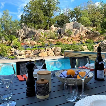 Coconing à 7min Des Plages - Piscine Chauffée - Clim - Bbq - Parking Privatif - Fibre Villa