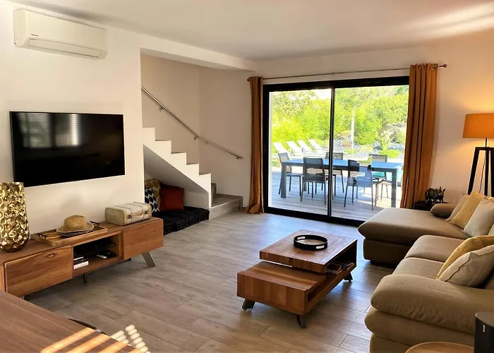 Coconing A 7min Des Plages - Piscine Chauffee - Clim - Bbq - Parking Privatif - Fibre Porto-Vecchio (Corsica)