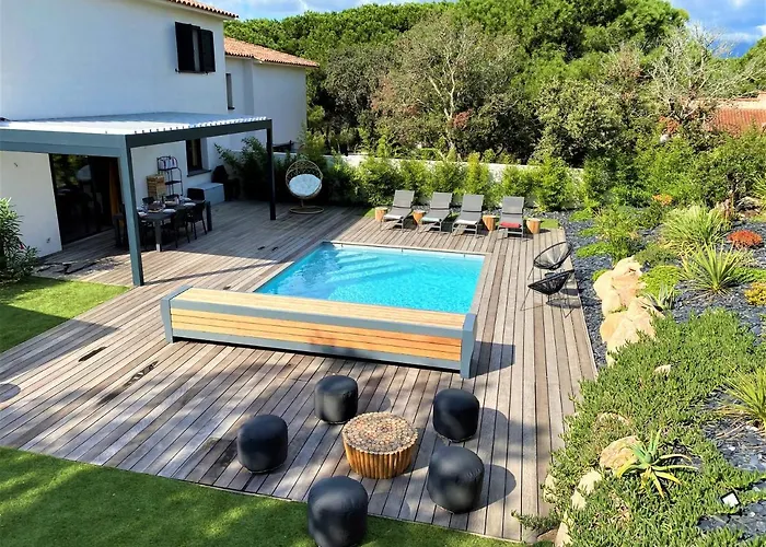 Villa Coconing A 7min Des Plages - Piscine Chauffee - Clim - Bbq - Parking Privatif - Fibre Porto-Vecchio (Corsica)