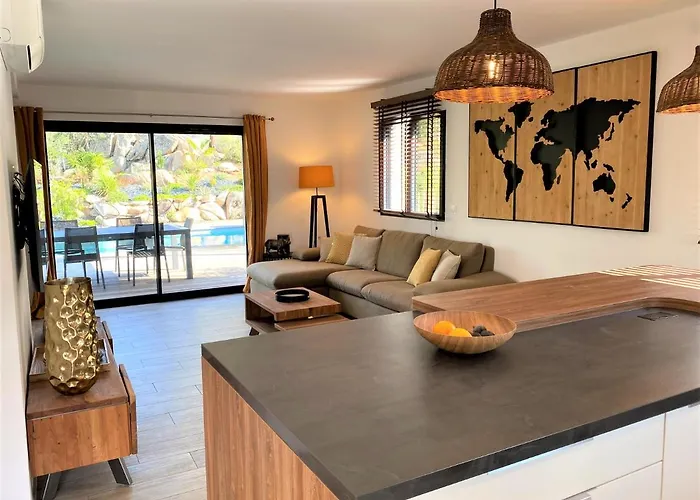 Coconing A 7min Des Plages - Piscine Chauffee - Clim - Bbq - Parking Privatif - Fibre Villa Porto-Vecchio (Corsica)